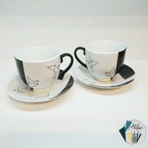 Duo de tasses origami