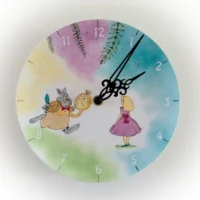 horloge en porcelaine